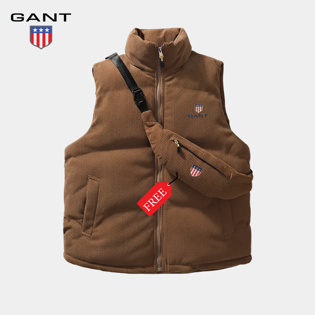 GᎪΝᎢ - Chaleco acolchado de pana + bolso GRATIS