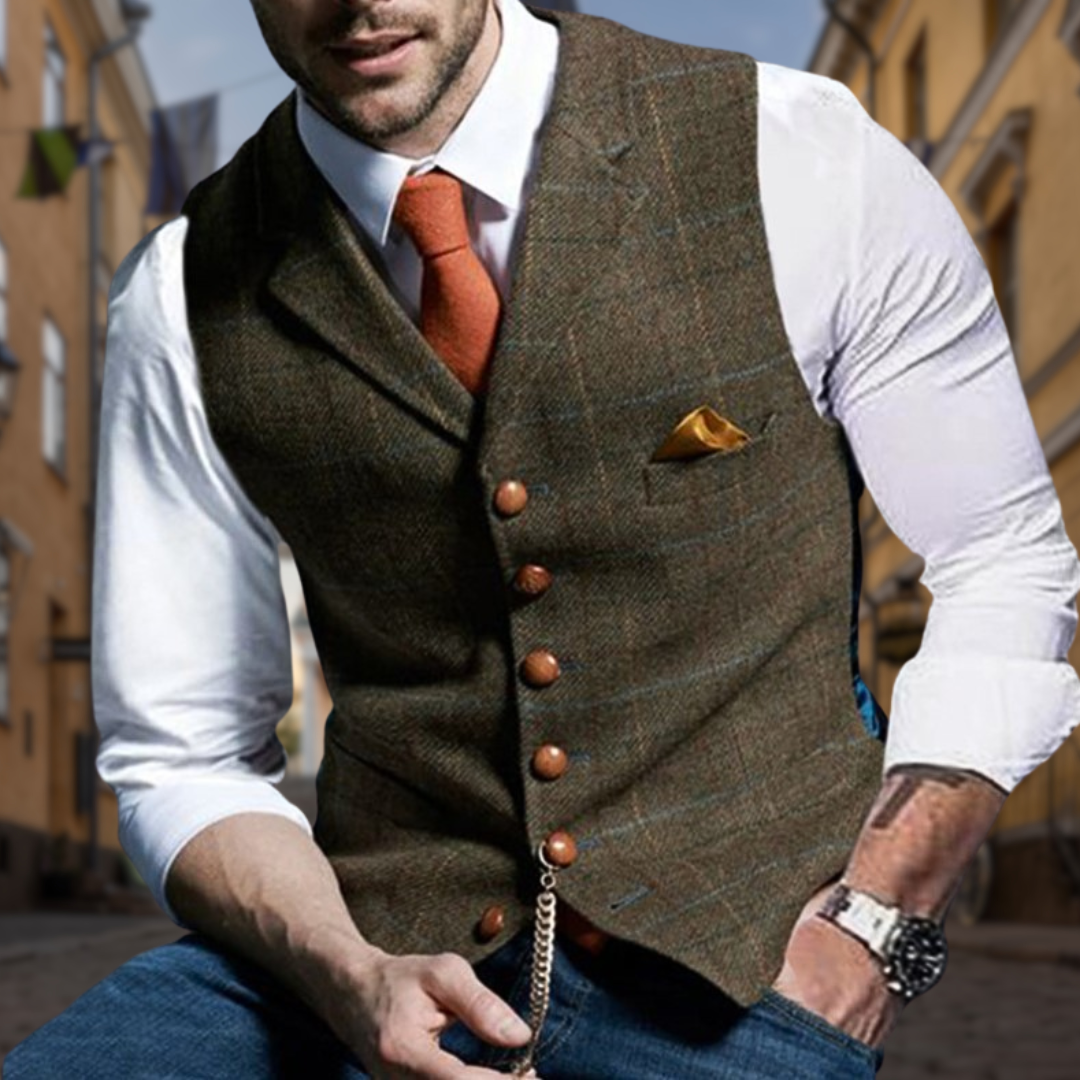 Moreno - Gilet formale con scollo a V