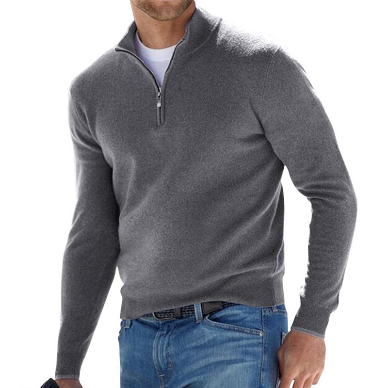Levi - Maglia con zip moderna