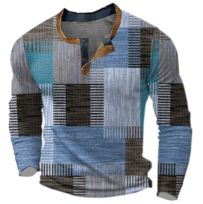 Vittorio - Maglione Patchwork Retrò Elegante