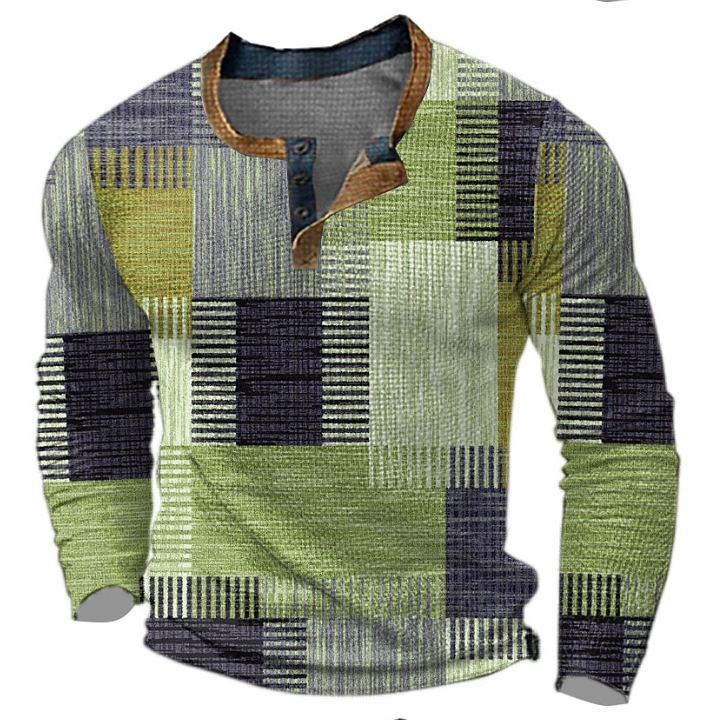 Vittorio - Maglione Patchwork Retrò Elegante