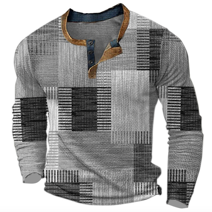 Vittorio - Maglione Patchwork Retrò Elegante